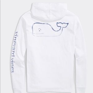 Vineyard vines XS womens long sleeve T-shirt with hood